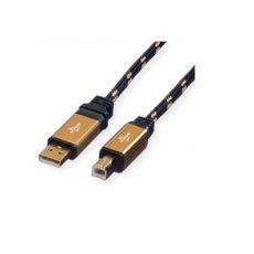USB cable type A-B V.2.0 GOLD